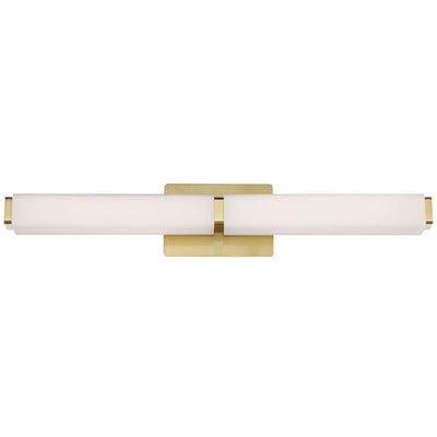 Vogue Bath Vanity & Wall Light in 3500K LED 27 inch Brushed Brass Bath and Vanity Modern Forms