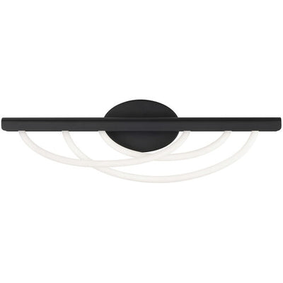 Swoop 1 Light 24 inch Black Bath Vanity Light Wall Light Bath and Vanity Modern Forms