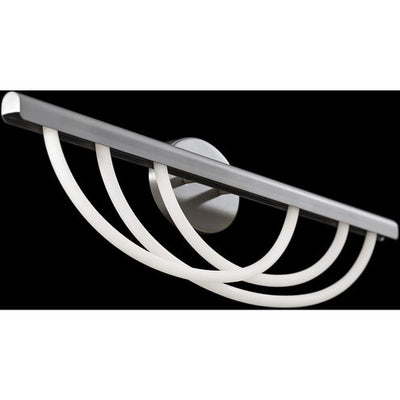 Swoop 1 Light 34 inch Brushed Nickel Bath Vanity Light Wall Light Bath and Vanity Modern Forms