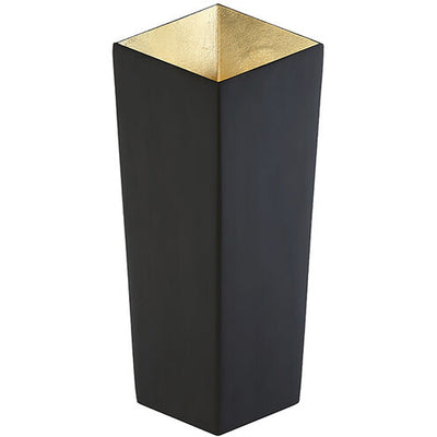 Dink ADA Wall Sconce Wall Light LED 4 inch Black Gold Leaf Wall Sconce Modern Forms