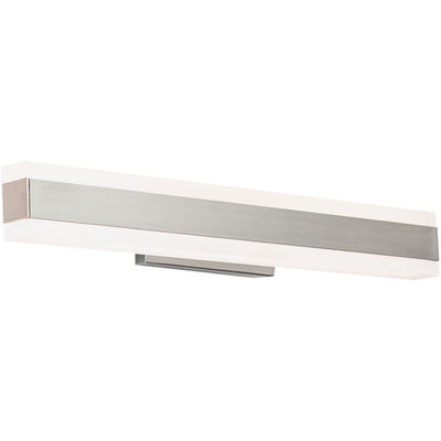 Cinch Bath Vanity & Wall Light in 2700K 19in LED 19 inch Brushed Nickel Bath and Vanity Modern Forms