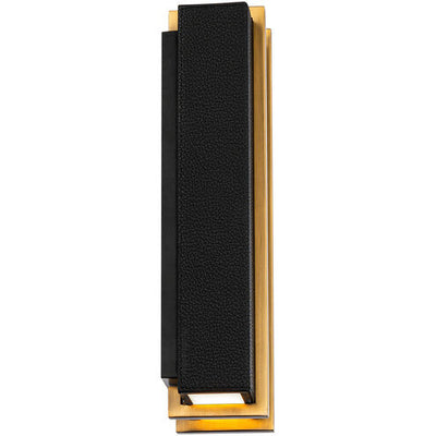 Poet ADA Wall Sconce Wall Light LED 3 inch Black Aged Brass Wall Sconce Modern Forms