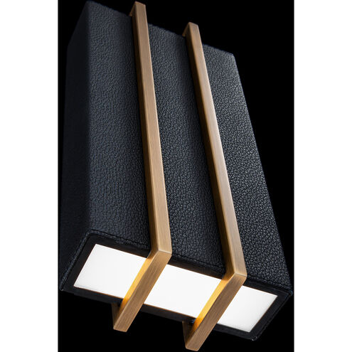 Poet ADA Wall Sconce Wall Light LED 3 inch Black Aged Brass Wall Sconce Modern Forms