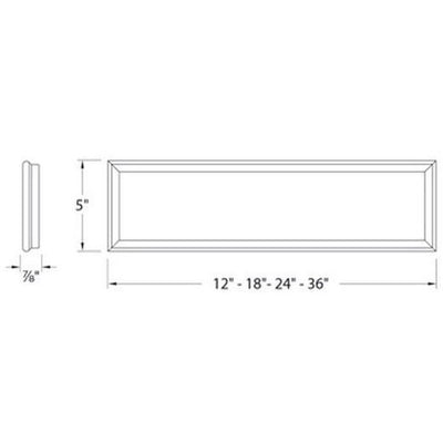 Neo Bathroom Vanity & Wall Light in 24in LED 24 inch Brushed Aluminum Bath and Vanity Modern Forms