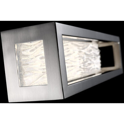 Shock Waves LED 27 inch Brushed Nickel Bath Vanity & Wall Light 27in Bath and Vanity Modern Forms