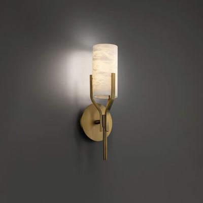 Firenze 1 Light Aged Brass Wall Sconce Wall Light Wall Sconce Modern Forms