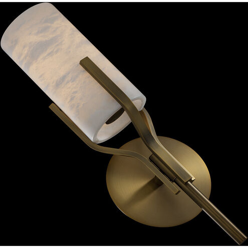 Firenze 1 Light Aged Brass Wall Sconce Wall Light Wall Sconce Modern Forms