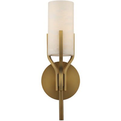 Firenze 1 Light Aged Brass Wall Sconce Wall Light Wall Sconce Modern Forms