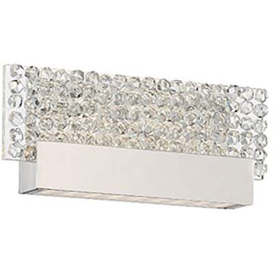 Quantum Bathroom Vanity & Wall Light LED 12 inch Polished Nickel Bath and Vanity Modern Forms