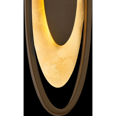 Valor ADA Wall Sconce Wall Light LED 3 inch Bronze Gold Leaf Wall Sconce Modern Forms