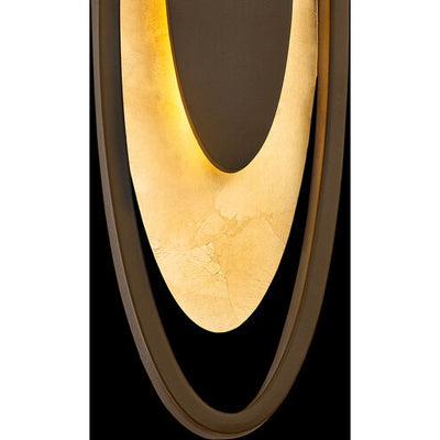 Valor ADA Wall Sconce Wall Light LED 3 inch Bronze Gold Leaf Wall Sconce Modern Forms