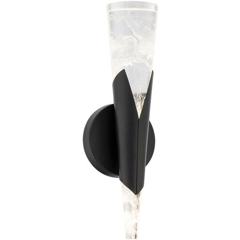 Kilt 1 Light Black ADA Wall Sconce Wall Light in 4000K Wall Sconce Modern Forms