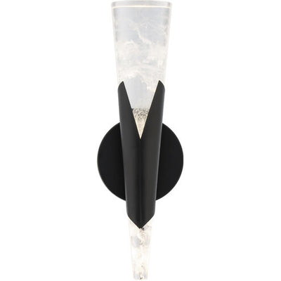 Kilt 1 Light Black ADA Wall Sconce Wall Light in 4000K Wall Sconce Modern Forms