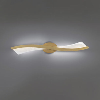 Ascot 1 Light LED Aged Brass Bath Vanity & Wall Light 34 inch Bath and Vanity Modern Forms