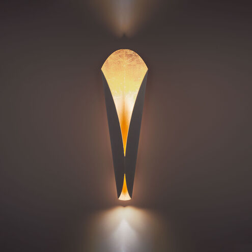 Fleur 2 Light 4 inch Bronze Gold Leaf ADA Wall Sconce Wall Light Wall Sconce Modern Forms