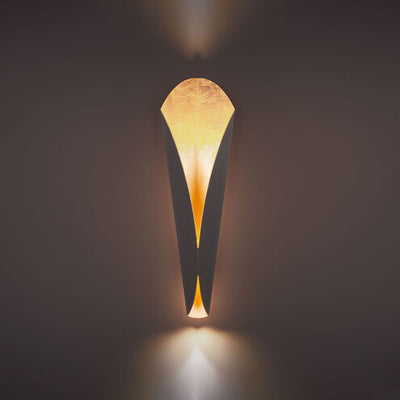 Fleur 2 Light 4 inch Bronze Gold Leaf ADA Wall Sconce Wall Light Wall Sconce Modern Forms
