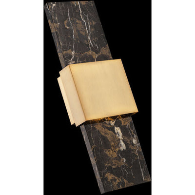 Mercer 1 Light Black Aged Brass ADA Wall Sconce Wall Light Wall Sconce Modern Forms