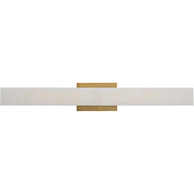 Lanza Bathroom Vanity Light Wall Light 1 Light 27 inch Aged Brass Bath and Vanity Modern Forms