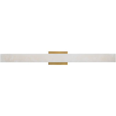 Lanza Bathroom Vanity Light Wall Light 1 Light 34 inch Aged Brass Bath and Vanity Modern Forms