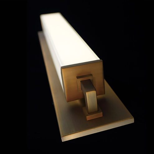 Gatsby LED 4 inch Aged Brass ADA Wall Sconce Wall Light Wall Sconce Modern Forms