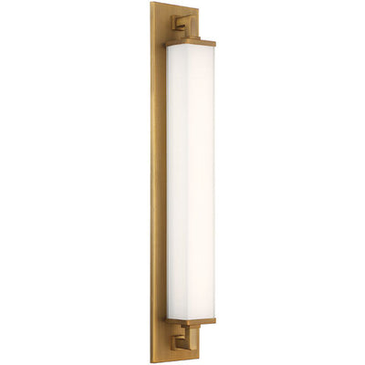 Gatsby LED 4 inch Aged Brass ADA Wall Sconce Wall Light Wall Sconce Modern Forms