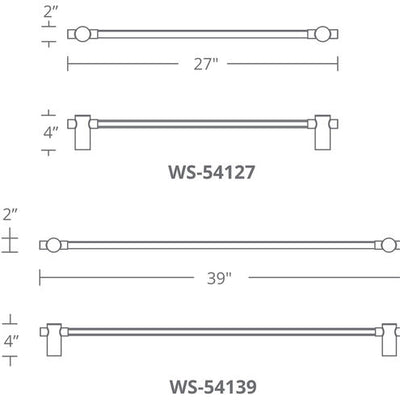 Cadence LED 38 inch Brushed Nickel Bath Vanity & Wall Light in 39in Bath and Vanity Modern Forms