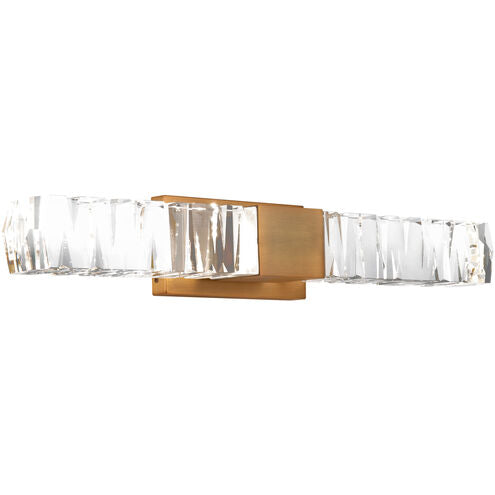 Juliet LED 5 inch Aged Brass Bath Vanity & Wall Light Bath and Vanity Modern Forms