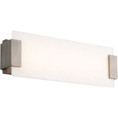 Quarry Bathroom Vanity & Wall Light in 18in LED 18 inch Brushed Nickel Bath and Vanity Modern Forms