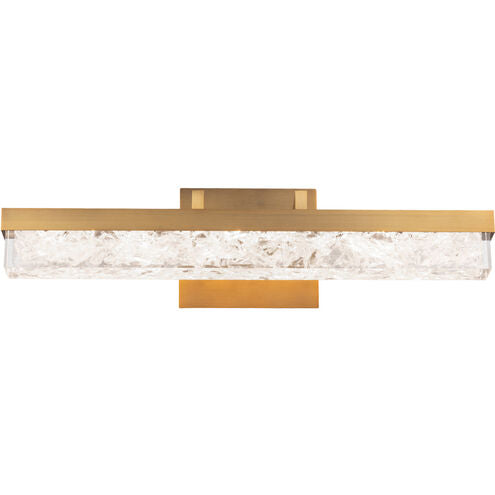 Minx Bath Vanity & Wall Light in 21in LED 21 inch Aged Brass Bath and Vanity Modern Forms