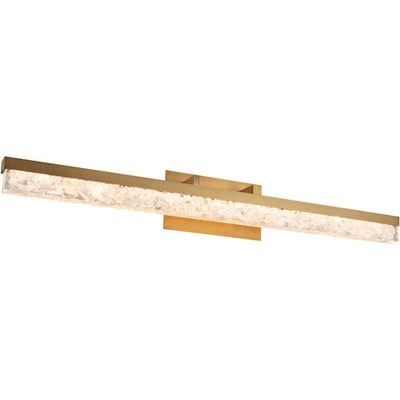 Minx Bath Vanity & Wall Light in 39in LED 39 inch Aged Brass Bath and Vanity Modern Forms