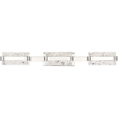 Forbes LED 27 inch Polished Nickel Bath Vanity & Wall Light in 27in. Bath and Vanity Modern Forms