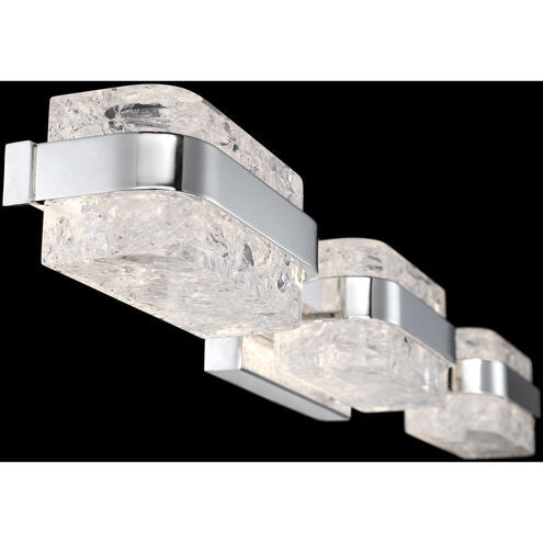 Forbes LED 27 inch Polished Nickel Bath Vanity & Wall Light in 27in. Bath and Vanity Modern Forms