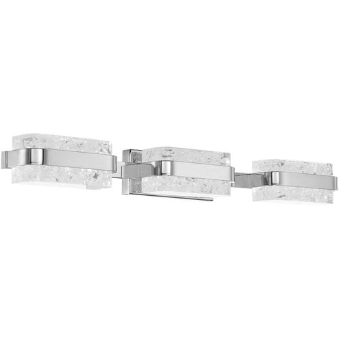 Forbes LED 27 inch Polished Nickel Bath Vanity & Wall Light in 27in. Bath and Vanity Modern Forms