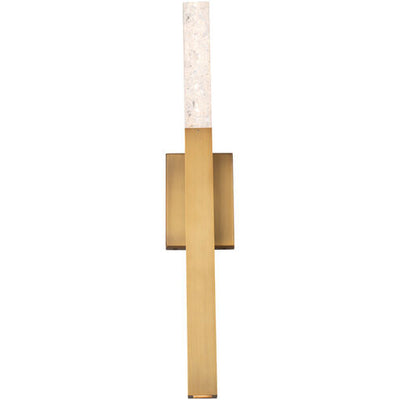 Minx ADA Wall Sconce Wall Light LED 3 inch Aged Brass Wall Sconce Modern Forms