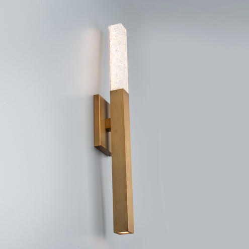 Minx ADA Wall Sconce Wall Light LED 3 inch Aged Brass Wall Sconce Modern Forms