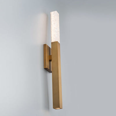 Minx ADA Wall Sconce Wall Light LED 3 inch Aged Brass Wall Sconce Modern Forms