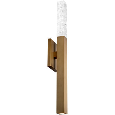 Minx ADA Wall Sconce Wall Light LED 3 inch Aged Brass Wall Sconce Modern Forms