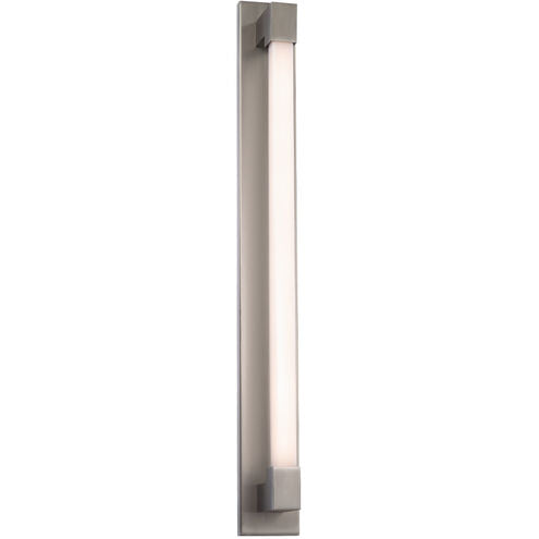 Barre Brushed Nickel Bath Vanity & Wall Light 1 Light 27 inch Bath and Vanity Modern Forms