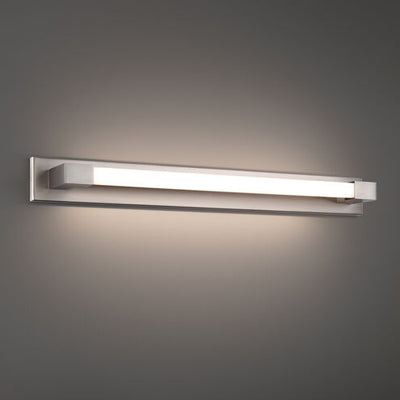 Barre Brushed Nickel Bathroom Vanity & Wall Light 1 Light 37 inch Bath and Vanity Modern Forms