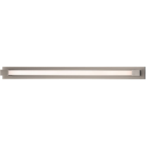 Barre Brushed Nickel Bath Vanity & Wall Light 1 Light 37 inch Bath and Vanity Modern Forms