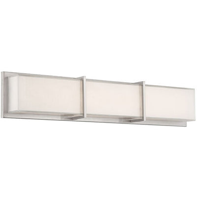 Bahn LED Bathroom Vanity or Wall Light Brushed Nickel 26in Bath and Vanity Modern Forms