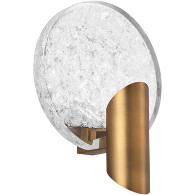 Oracle Wall Sconce Wall Light LED 4 inch Aged Brass Wall Sconce Modern Forms