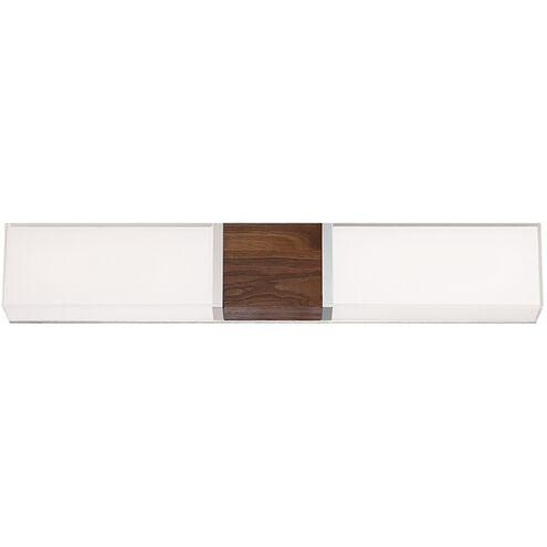 Vigo LED 27 inch Dark Walnut Bath Vanity & Wall Light 27in Bath and Vanity Modern Forms