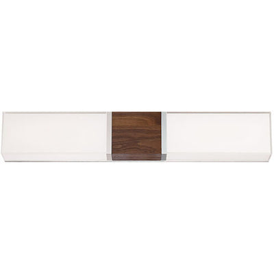 Vigo LED 27 inch Dark Walnut Bath Vanity & Wall Light 27in Bath and Vanity Modern Forms