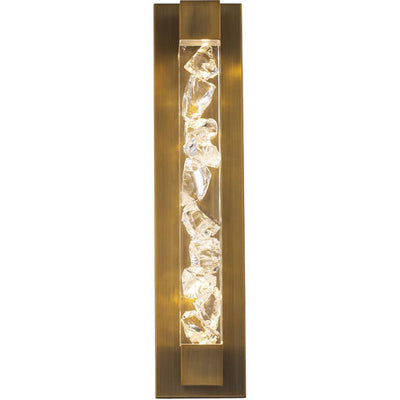 Terra 1 Light 20 inch Aged Brass Vanity Bath Light Wall Light Bath and Vanity Modern Forms