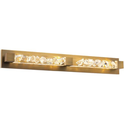 Terra 2 Light 34 inch Aged Brass Vanity Bath Light Wall Light Bath and Vanity Modern Forms