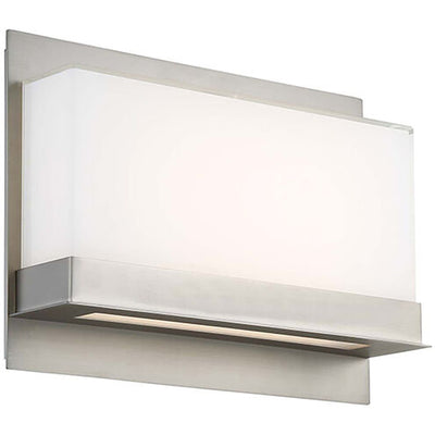 Lumnos LED 4 inch Satin Nickel ADA Wall Sconce Wall Light 3000K Wall Sconce Modern Forms