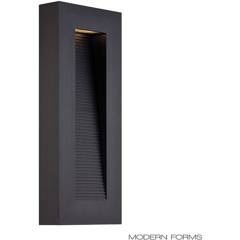 Urban Outdoor Wall Light in 16in LED 16 inch Black Exterior Modern Forms