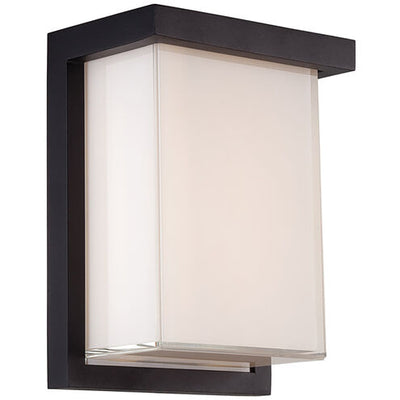 Ledge Outdoor Wall Light in 2700K 8in LED 8 inch Black Exterior Modern Forms