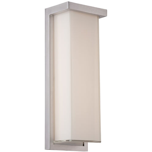 Ledge Outdoor Wall Light in 2700K 14in LED 14 inch Brushed Aluminum Exterior Modern Forms